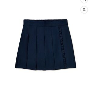 Wonder Nation Girls School Uniform Pleated Ruffle Scooter Skirt